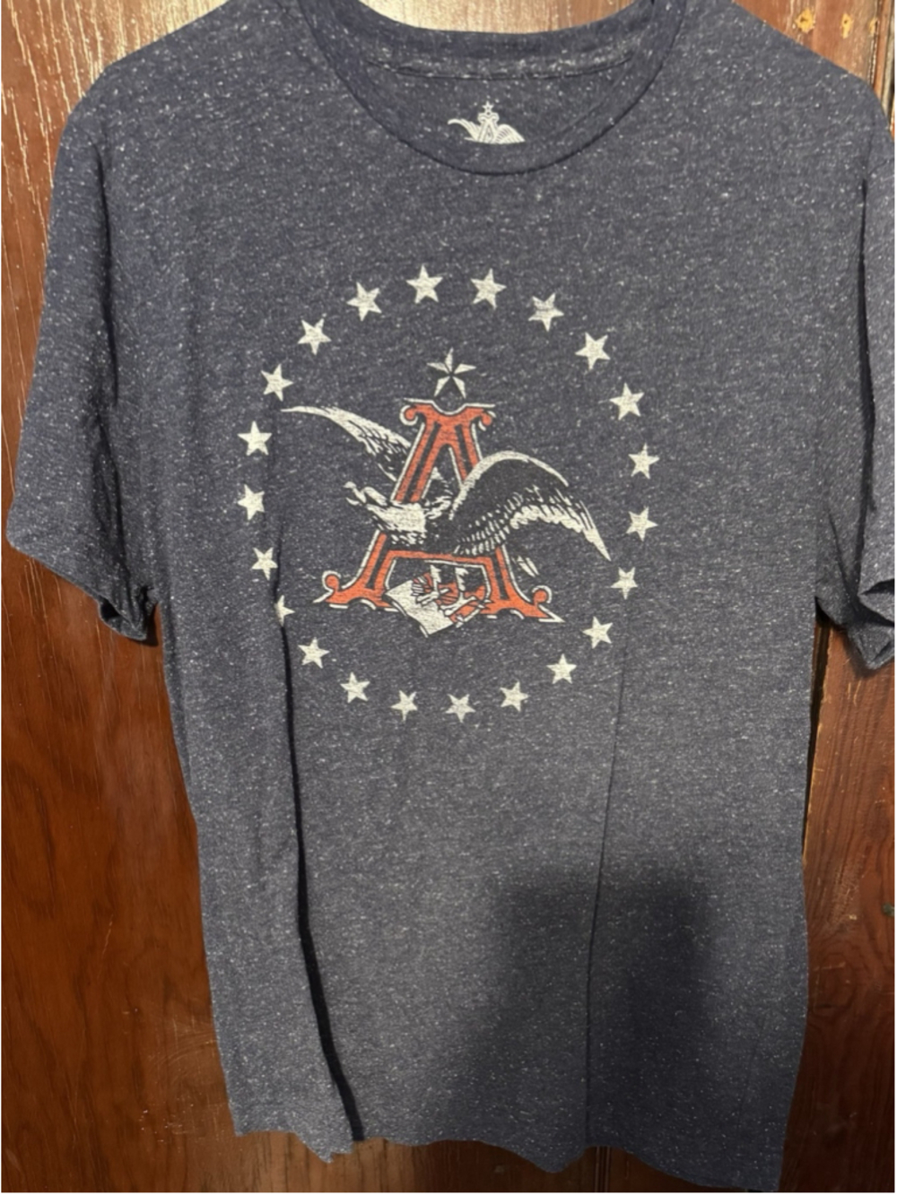 Anheuser Busch Vintage Blue Tee Shirt Men Size L